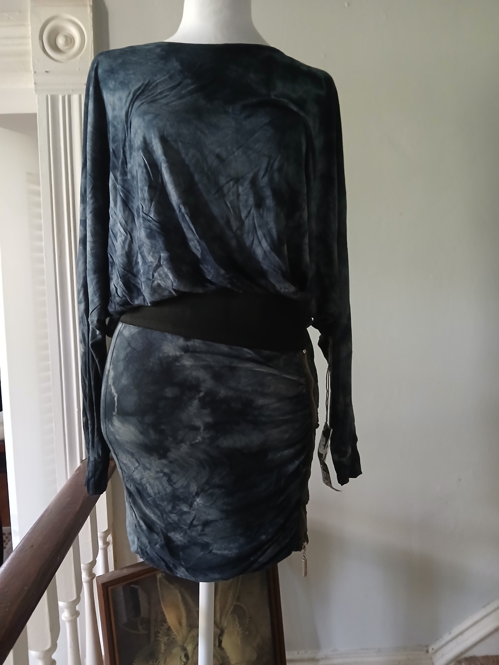 Brand New $212  Young Fabulous Broke Tie Dye Mini Dress